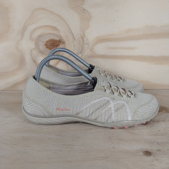 Skechers Shoes - Skechers - Breath Easy Sweet Jam - Sneakers - Beige - Women's - 8.5 - SN 23045